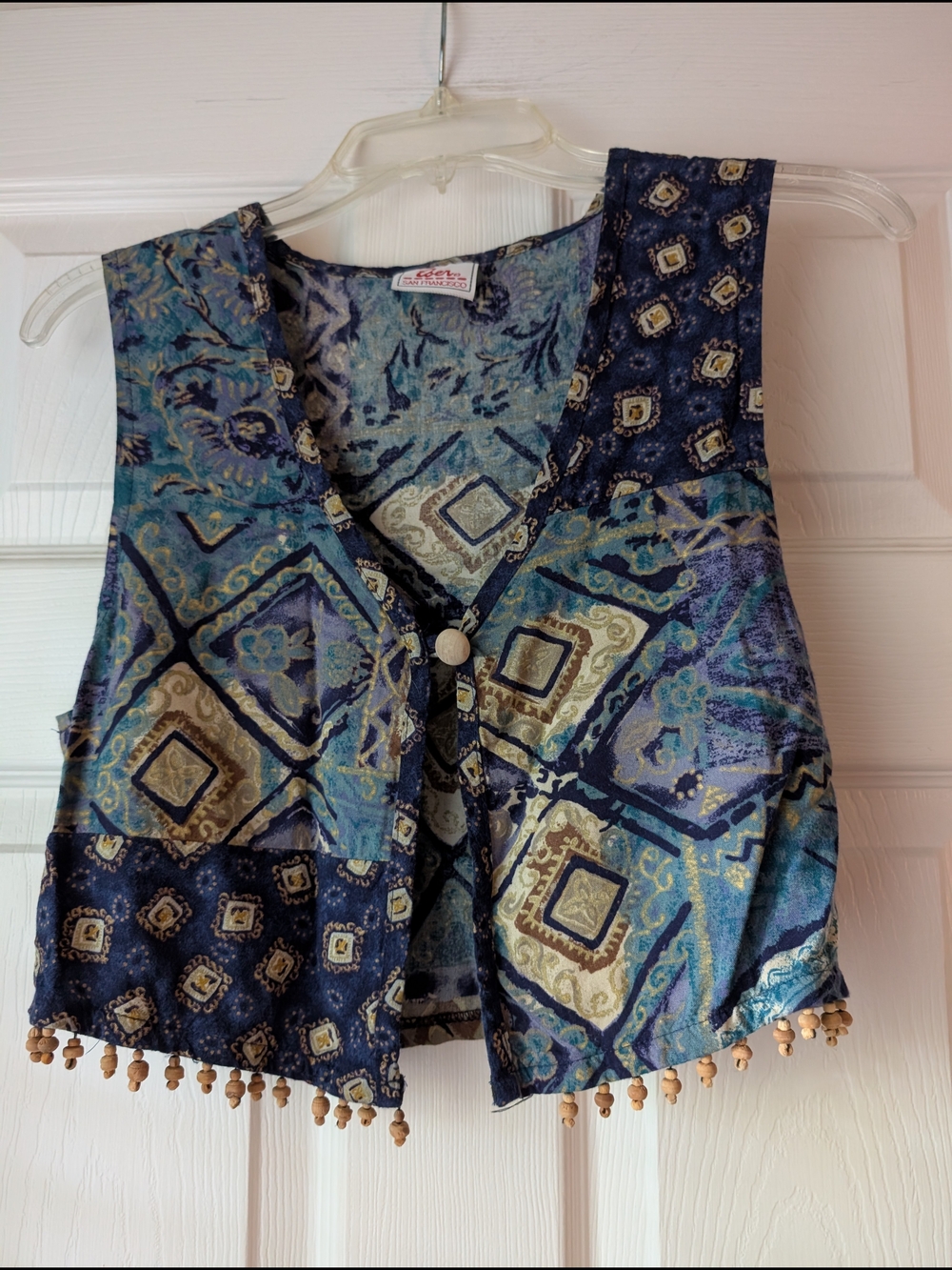 Eber San Francisco Boho Beaded Vest